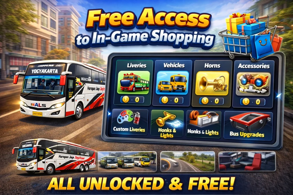 Free Access to In Game Shopping