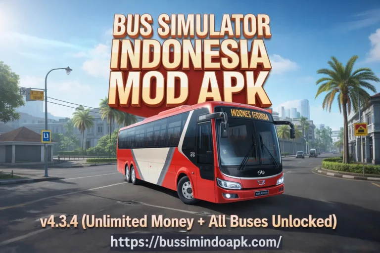 Bus Simulator Indonesia MOD APK v4.3.4 (Unlimited Money + All Buses Unlocked) 2025